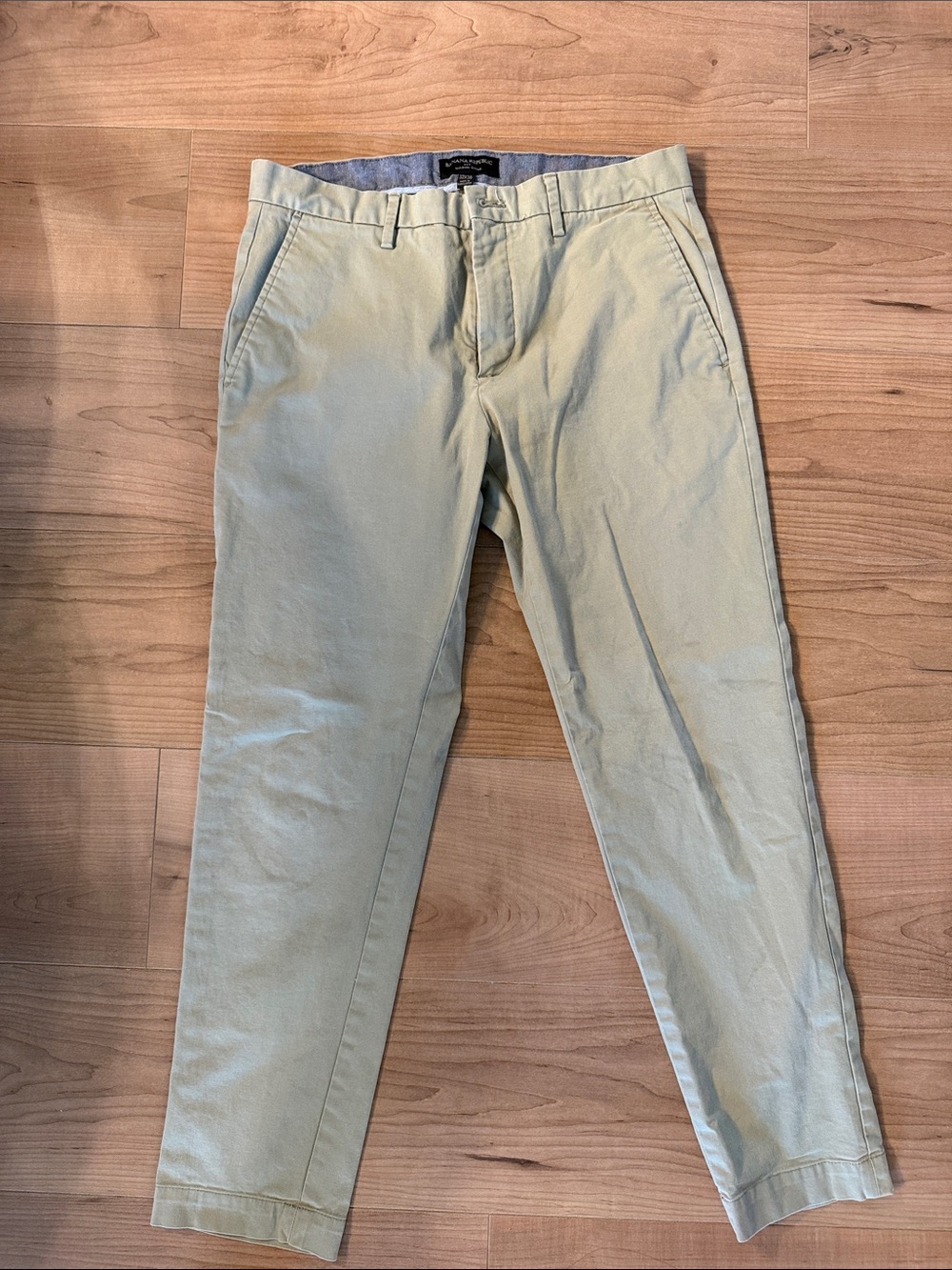 Banana Republic Light Khaki Slim Chinos